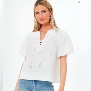 Tuckernuck Tie Front Robbie Top, size large